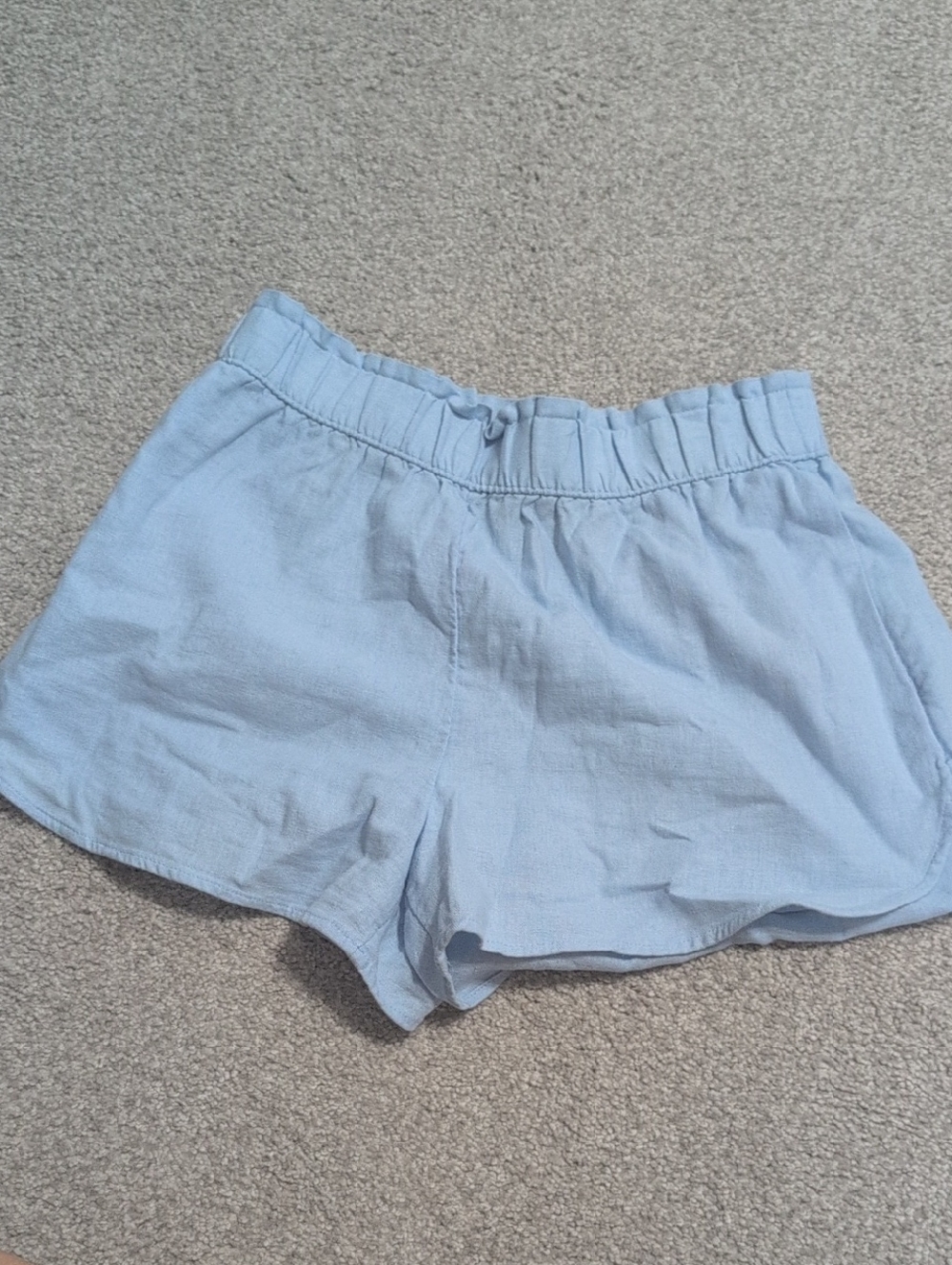 Universal Thread Light Blue High Waist Elastic Short